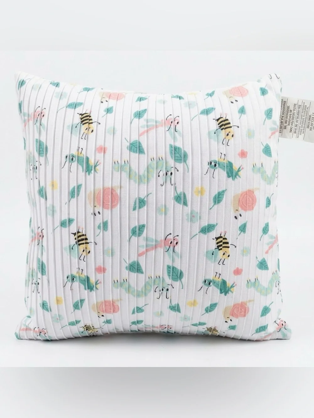 🐝 Quilted Bee Garden Throw Pillow New Unused Whimsical Cottagecore